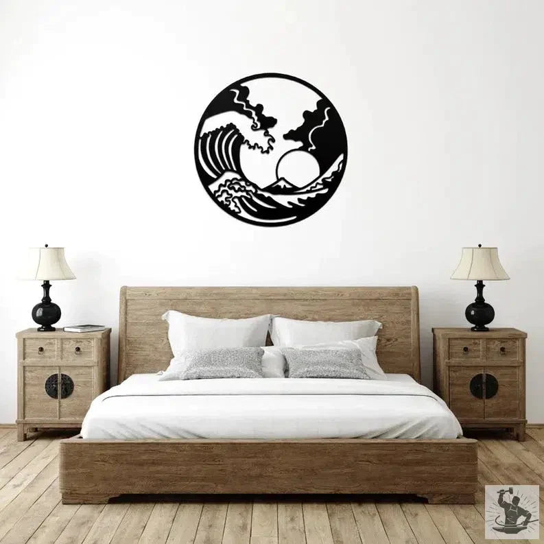 Wave Metal Wall Decor