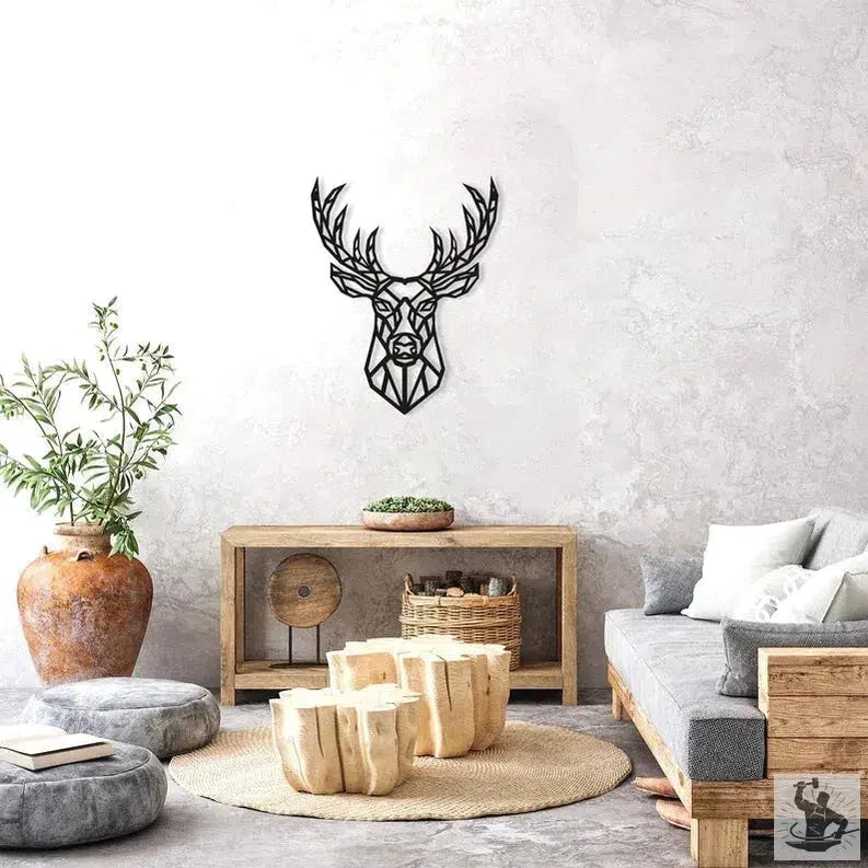 Deer Metal Wall Decor