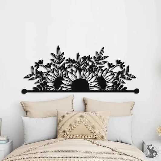 Floral Metal Wall Decor