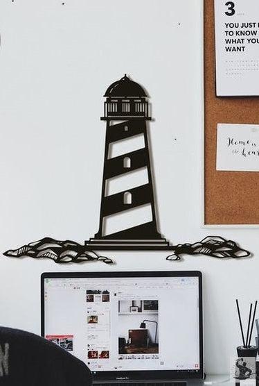 Lighthouse Metal Wall Decor