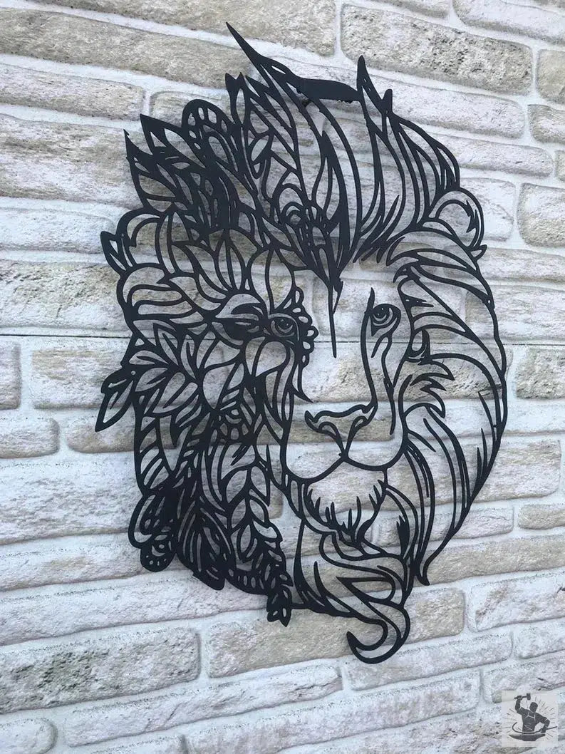 Lion Metal Wall Decor